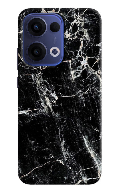 Black Marble Texture Oppo Reno13 5G Back Cover