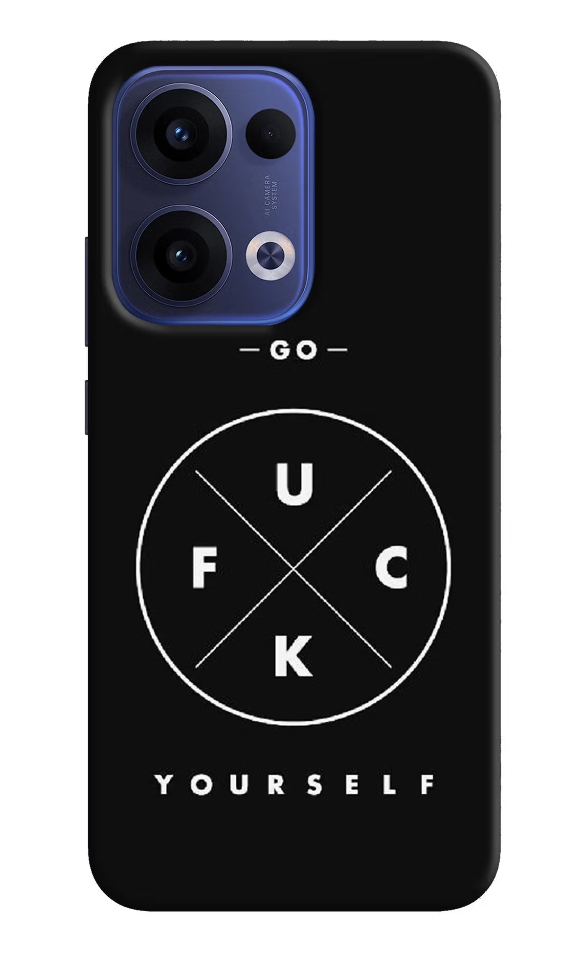Go Fuck Yourself Oppo Reno13 5G Back Cover