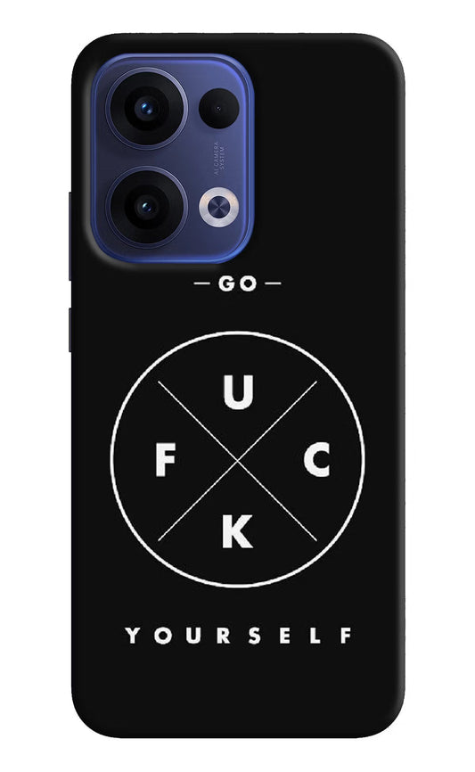 Go Fuck Yourself Oppo Reno13 5G Back Cover