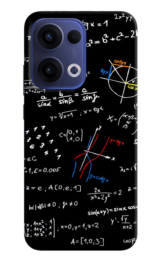Mathematics Formula Oppo Reno13 5G Back Cover