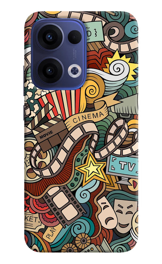 Cinema Abstract Oppo Reno13 5G Back Cover