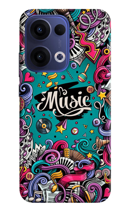 Music Graffiti Oppo Reno13 5G Back Cover