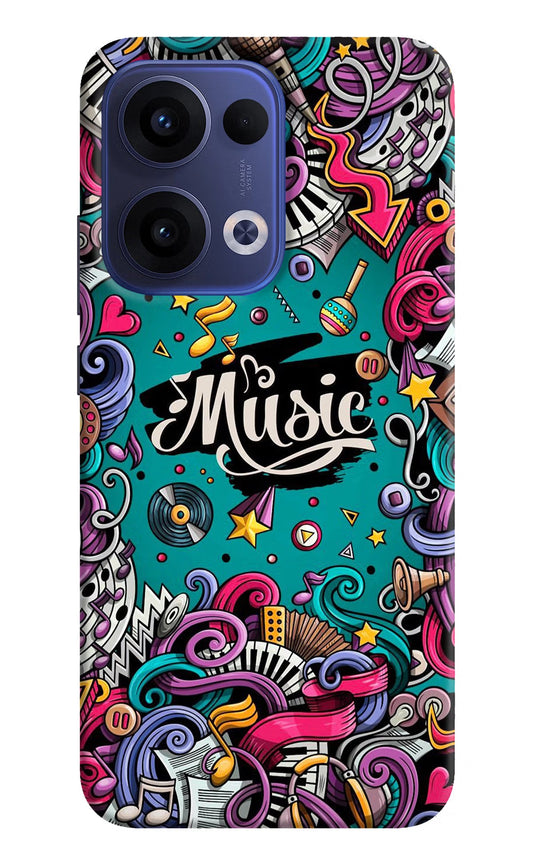 Music Graffiti Oppo Reno13 5G Back Cover