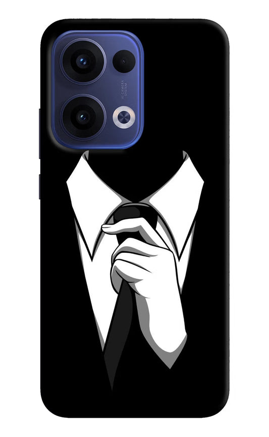 Black Tie Oppo Reno13 5G Back Cover