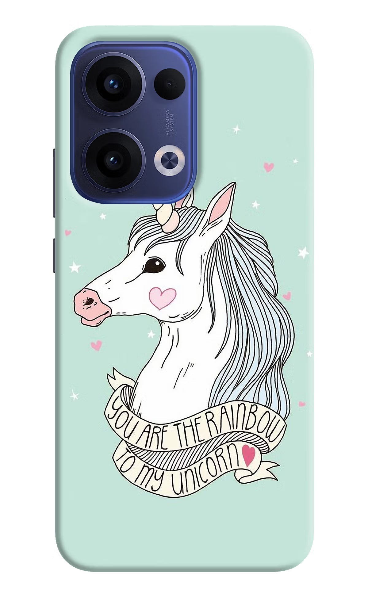 Unicorn Wallpaper Oppo Reno13 5G Back Cover