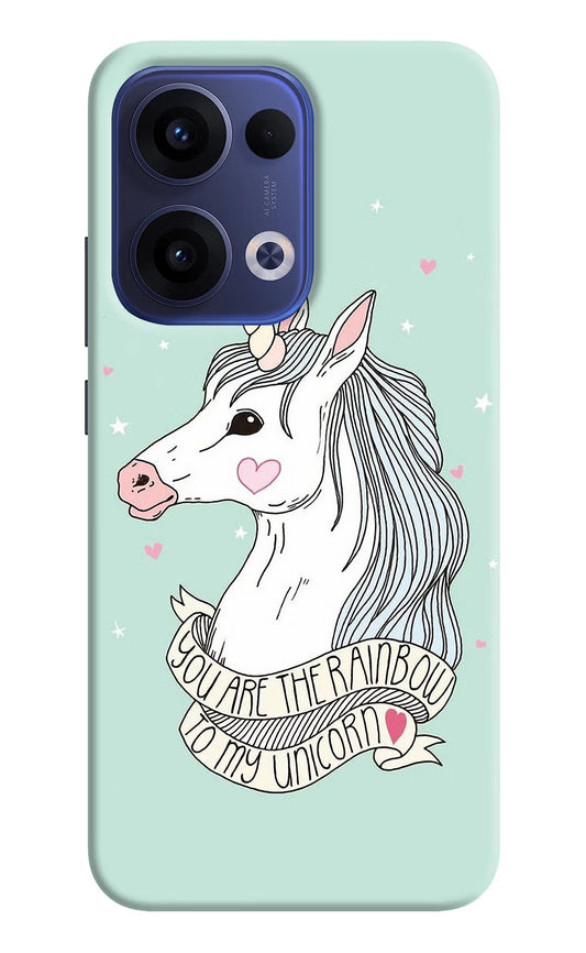Unicorn Wallpaper Oppo Reno13 5G Back Cover