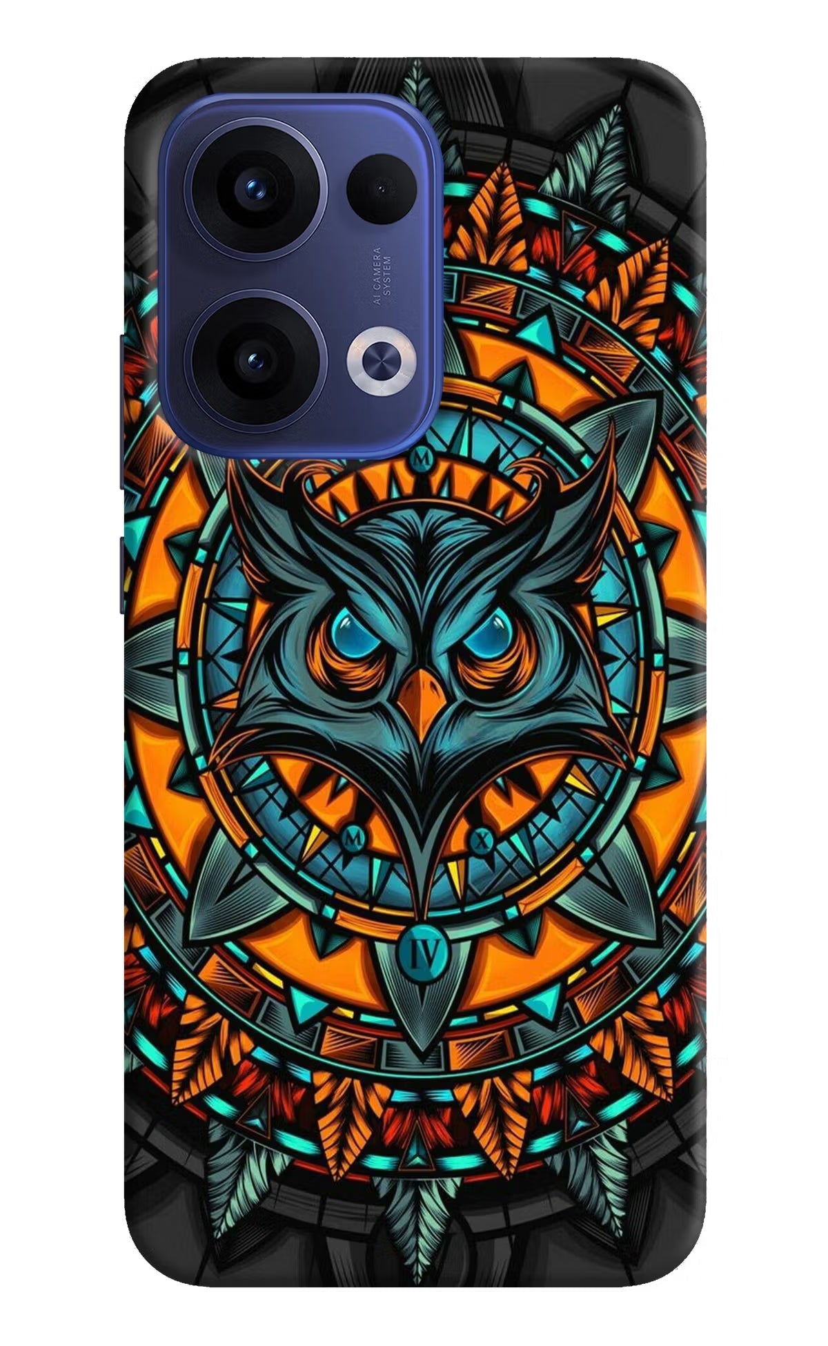 Angry Owl Art Oppo Reno13 5G Back Cover