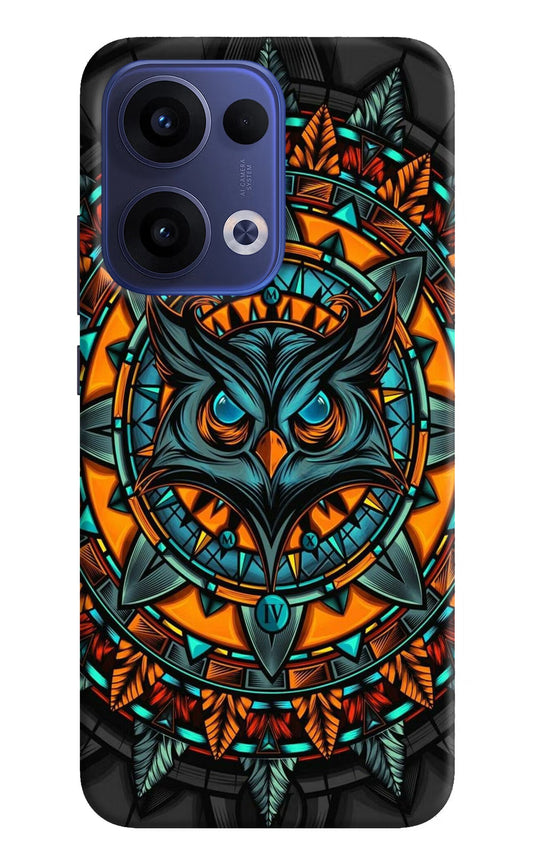 Angry Owl Art Oppo Reno13 5G Back Cover