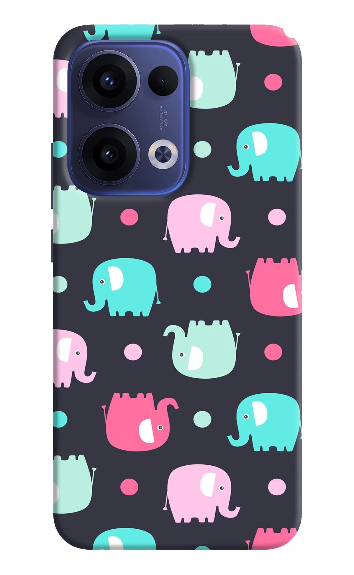 Elephants Oppo Reno13 5G Back Cover