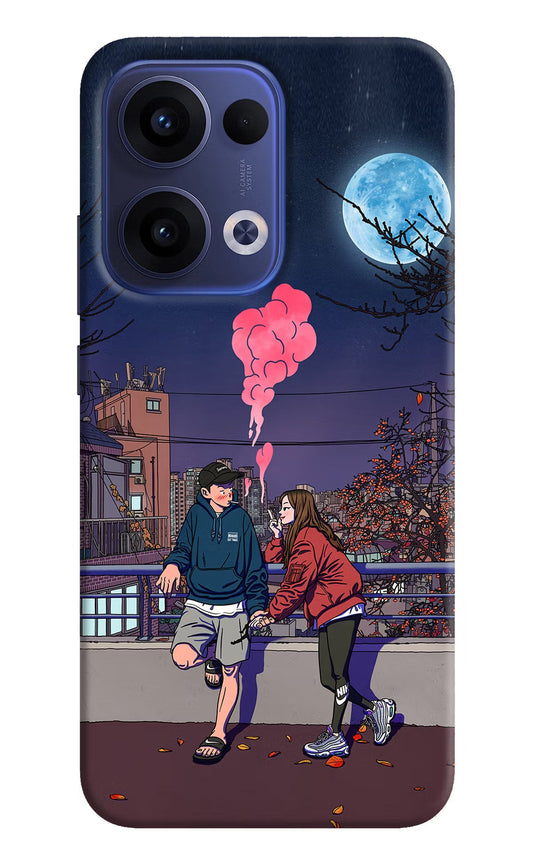 Chilling Couple Oppo Reno13 5G Back Cover