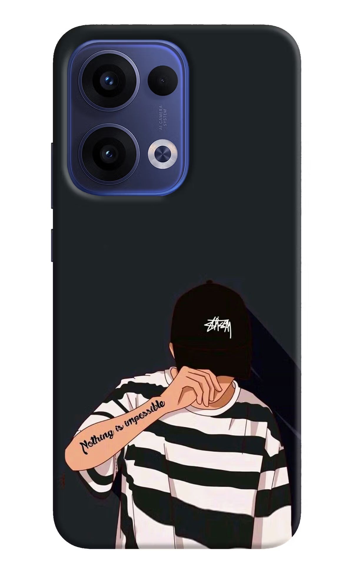 Aesthetic Boy Oppo Reno13 5G Back Cover