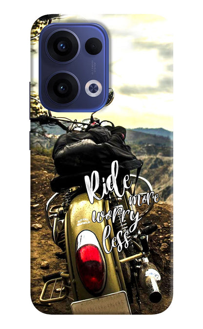 Ride More Worry Less Oppo Reno13 5G Back Cover