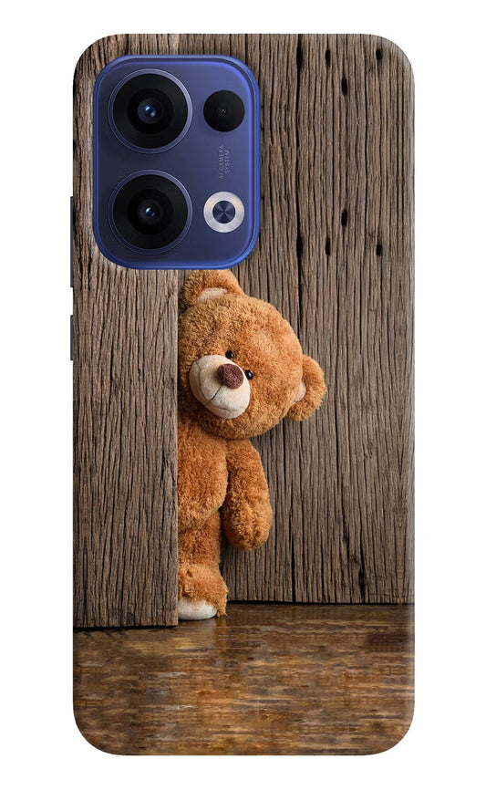 Teddy Wooden Oppo Reno13 5G Back Cover