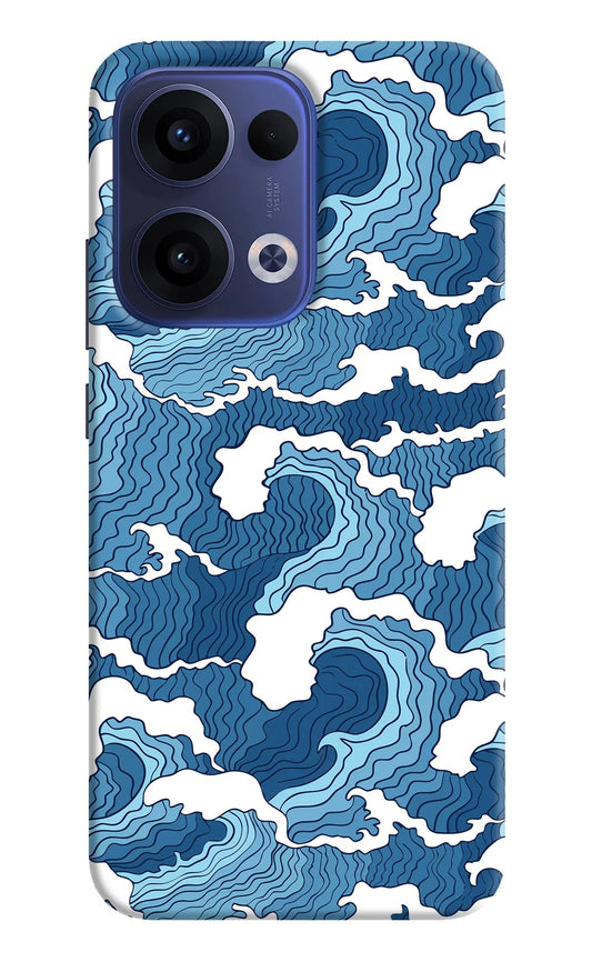 Blue Waves Oppo Reno13 5G Back Cover