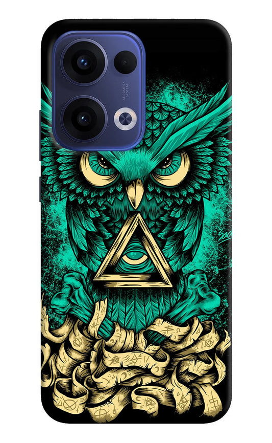 Green Owl Oppo Reno13 5G Back Cover