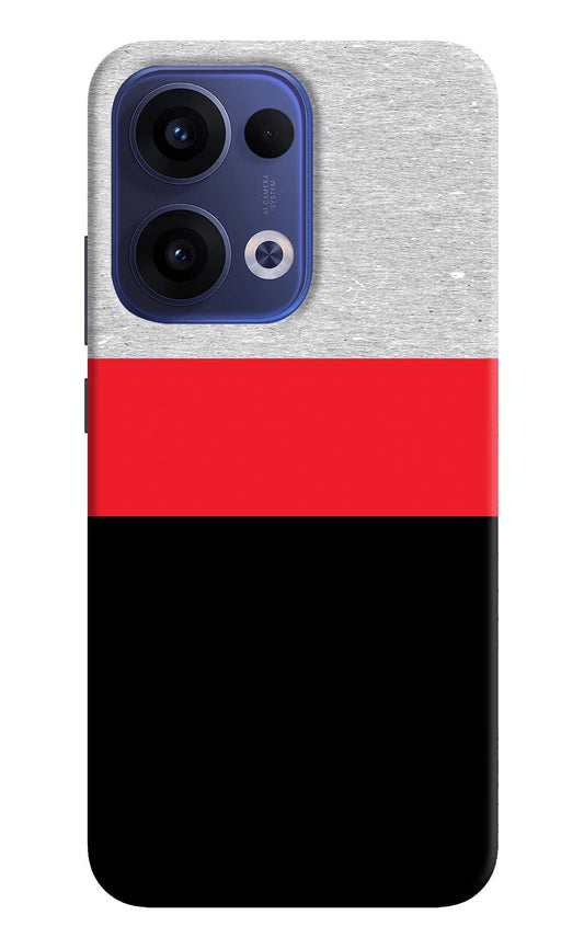 Tri Color Pattern Oppo Reno13 5G Back Cover