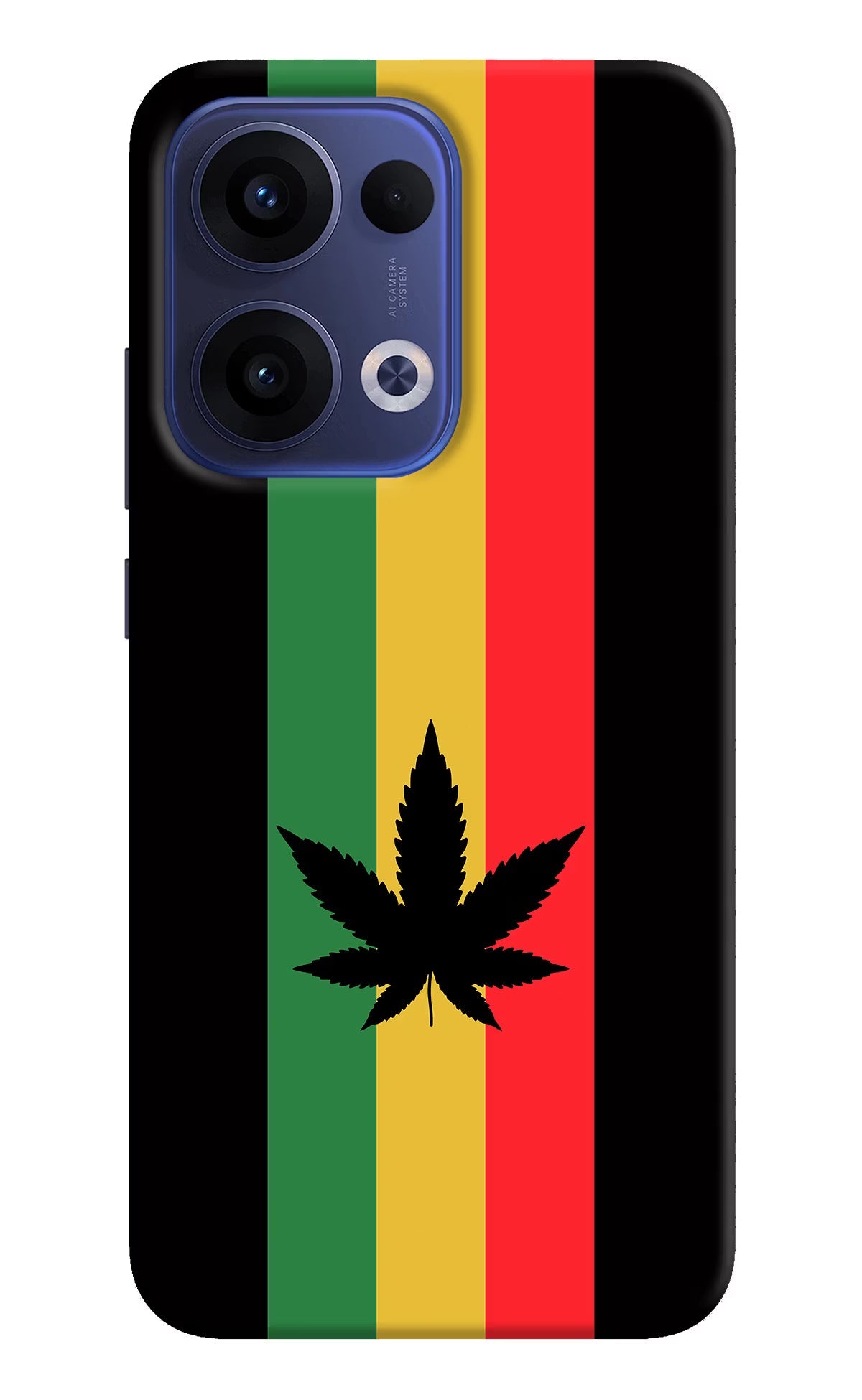 Weed Flag Oppo Reno13 5G Back Cover