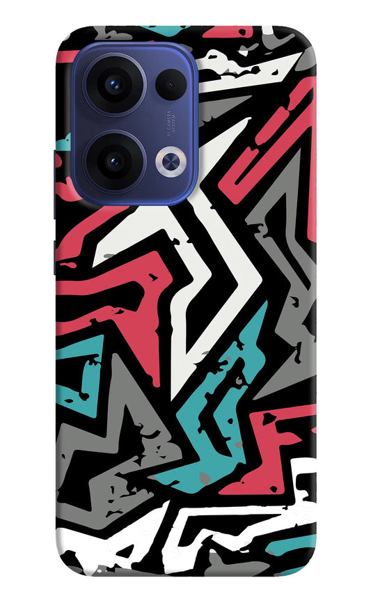Geometric Graffiti Oppo Reno13 5G Back Cover