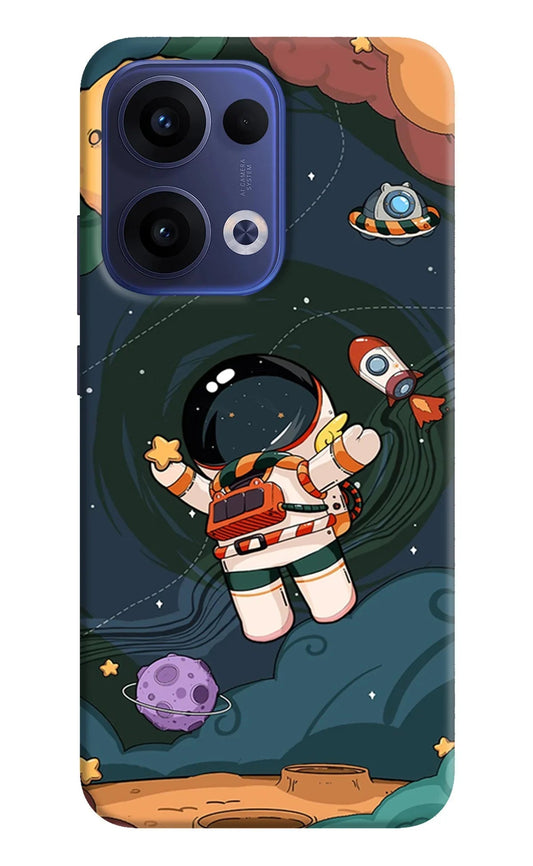 Cartoon Astronaut Oppo Reno13 5G Back Cover