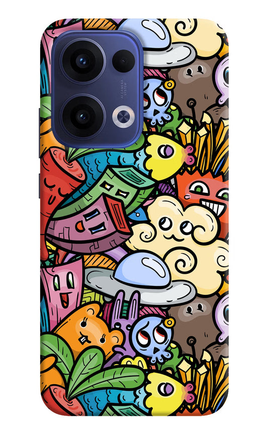 Veggie Doodle Oppo Reno13 5G Back Cover