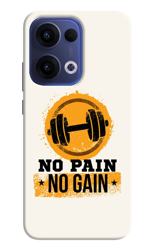 No Pain No Gain Oppo Reno13 5G Back Cover