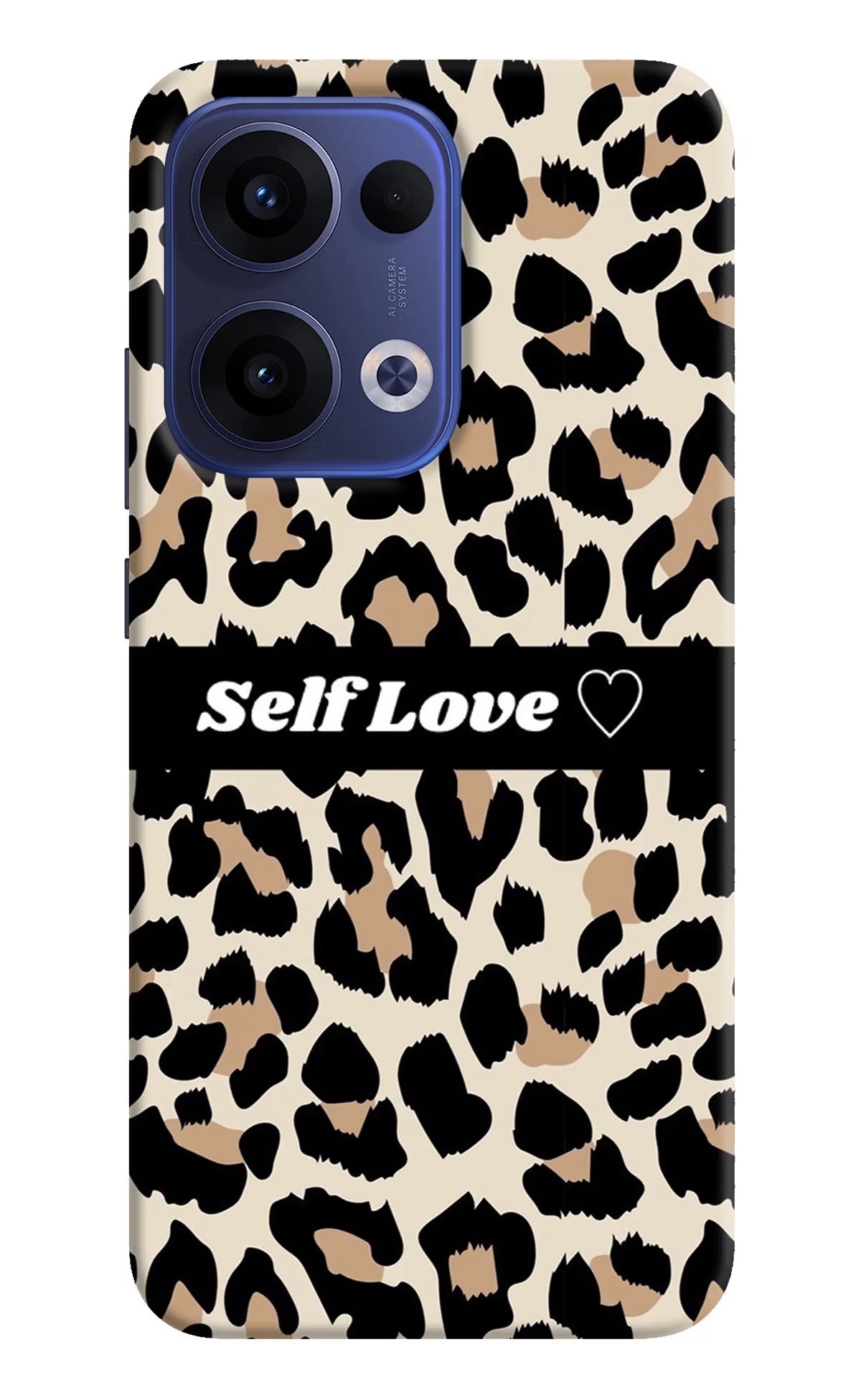 Leopard Print Self Love Oppo Reno13 5G Back Cover