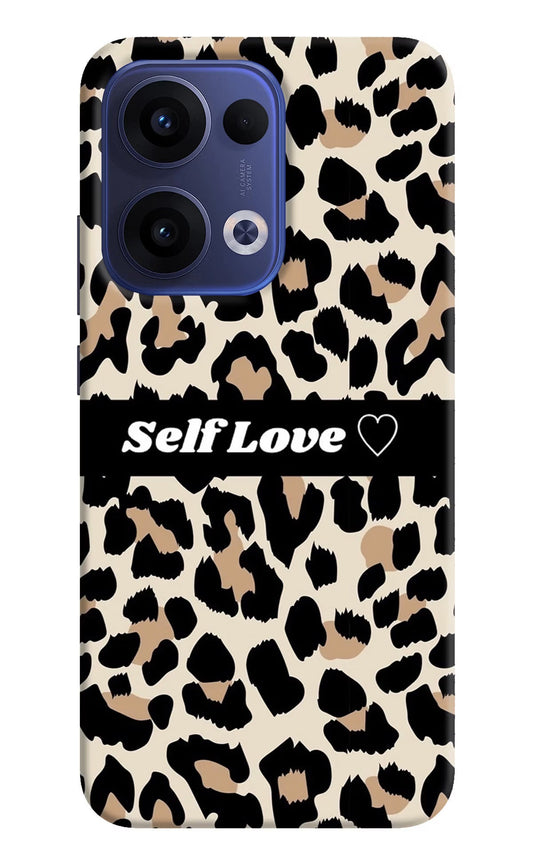 Leopard Print Self Love Oppo Reno13 5G Back Cover