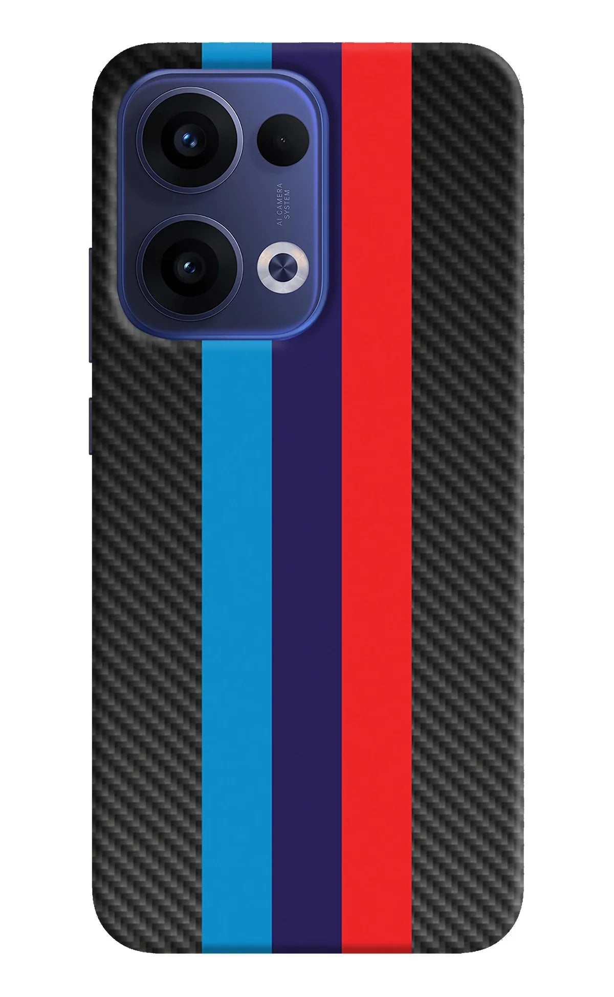 BMW Stripes Pattern Oppo Reno13 5G Back Cover