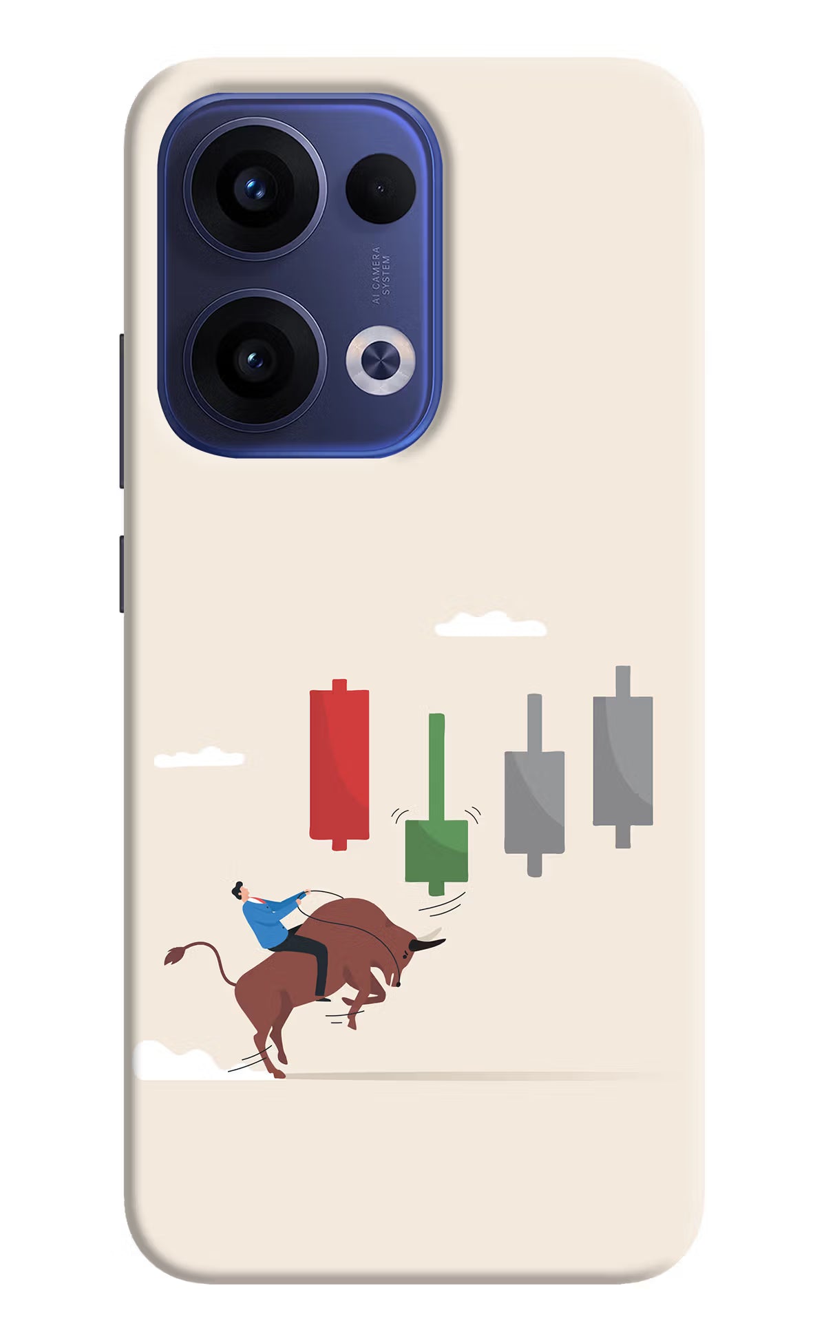 Bull Trading Momentum Oppo Reno13 5G Back Cover