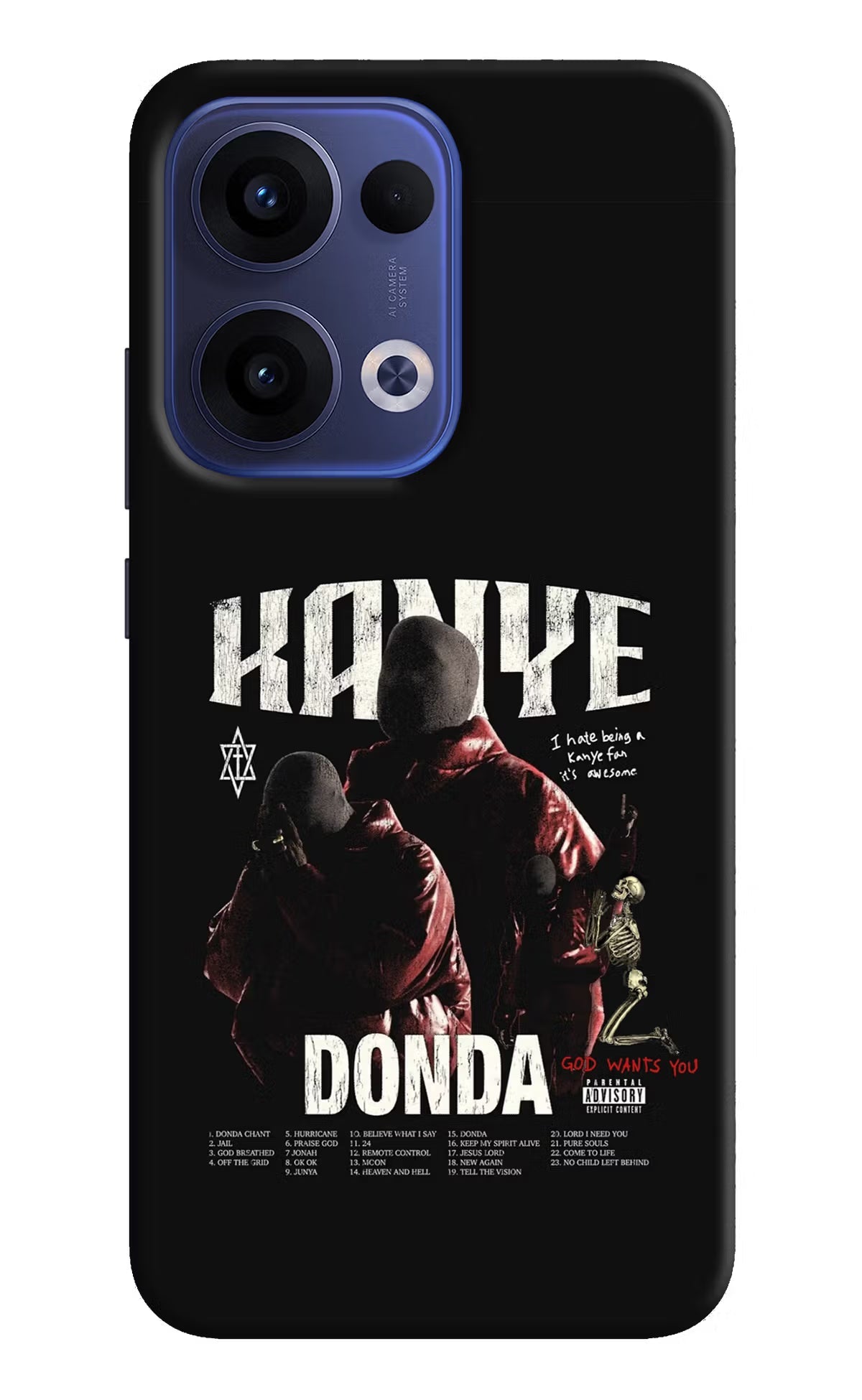 Donda Kanye West Oppo Reno13 5G Back Cover