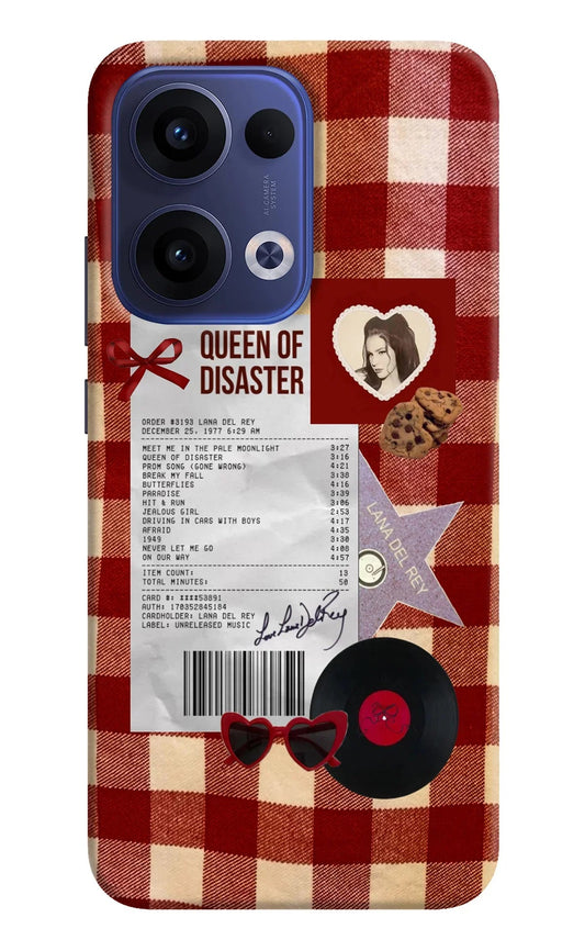 Queen of Disaster Oppo Reno13 5G Back Cover