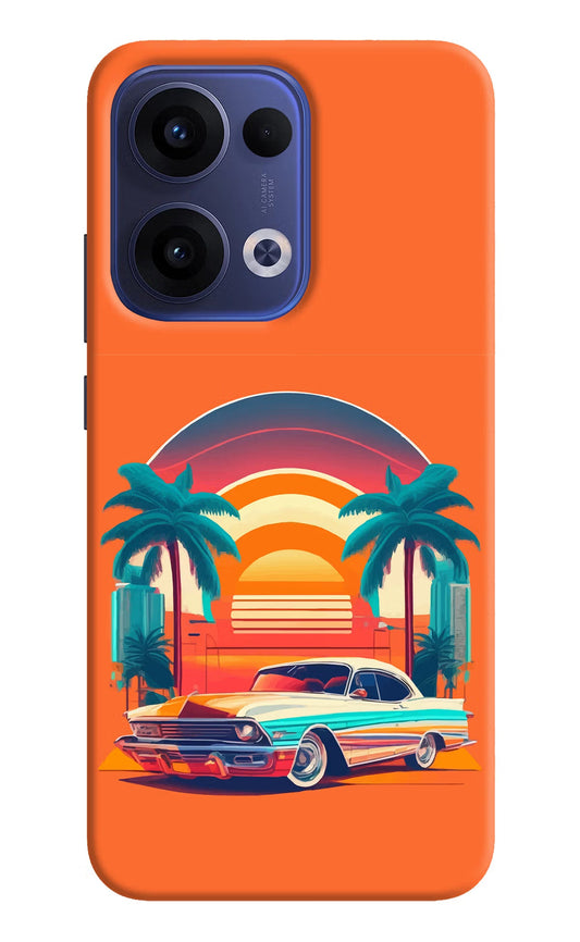 Palm Drive 80s Oppo Reno13 5G Back Cover