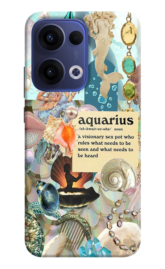 Aquarius Zodiac Oppo Reno13 5G Back Cover