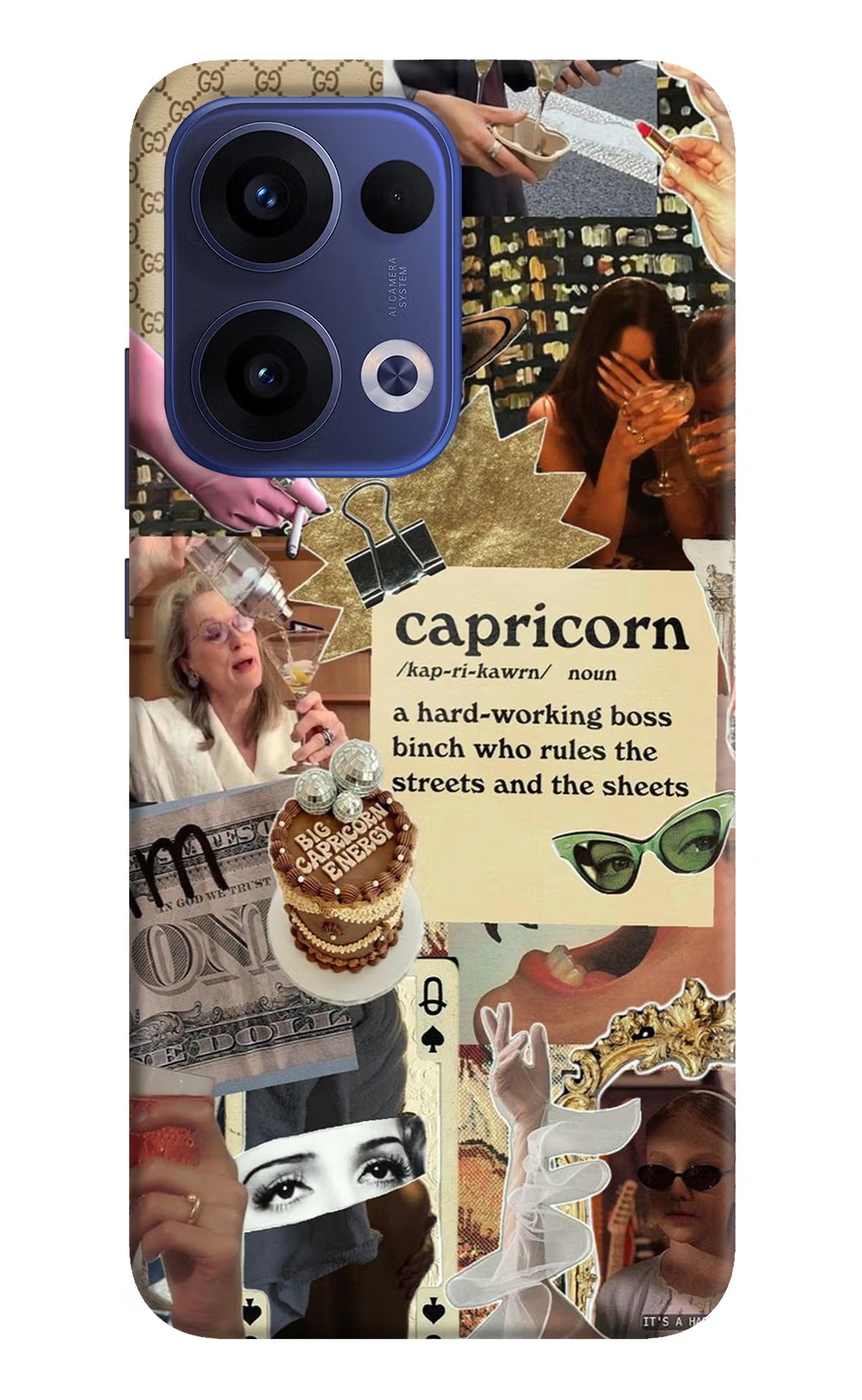 Capricorn Zodiac Oppo Reno13 5G Back Cover