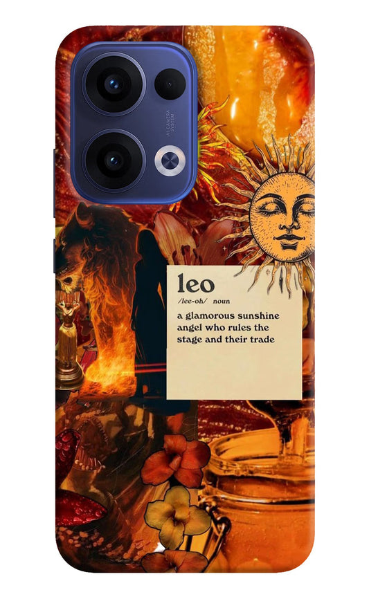 Leo Zodiac Oppo Reno13 5G Back Cover