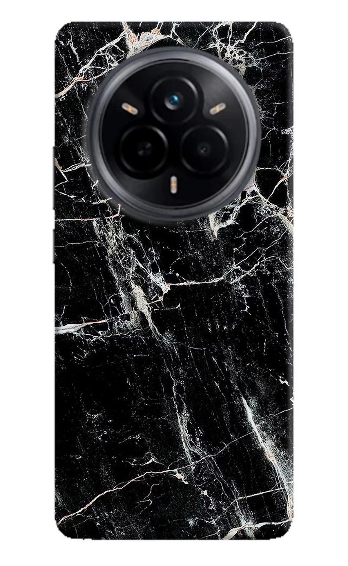 Black Marble Texture Realme 14 Pro 5G Back Cover