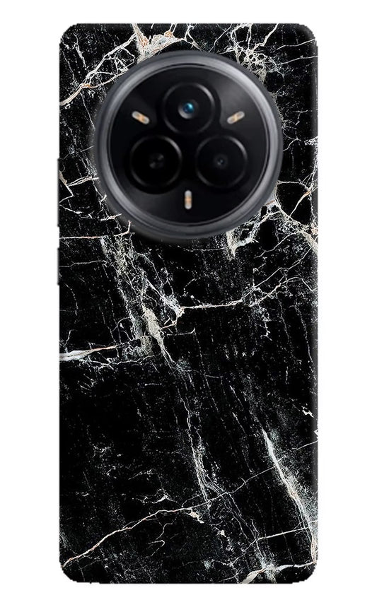 Black Marble Texture Realme 14 Pro 5G Back Cover