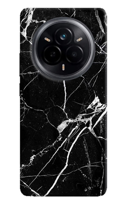 Black Marble Pattern Realme 14 Pro 5G Back Cover