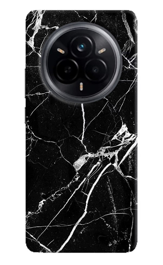 Black Marble Pattern Realme 14 Pro 5G Back Cover