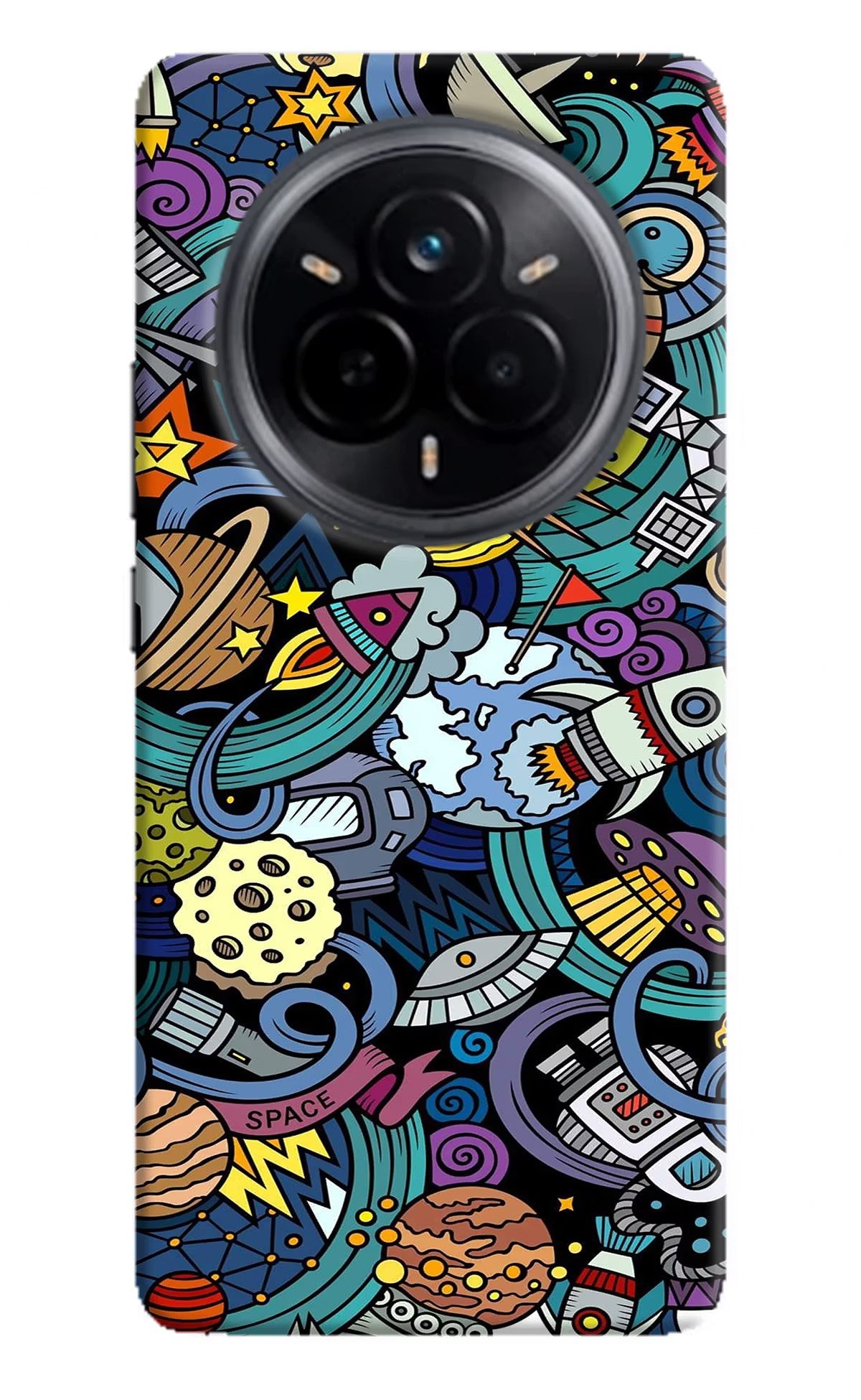Space Abstract Realme 14 Pro 5G Back Cover