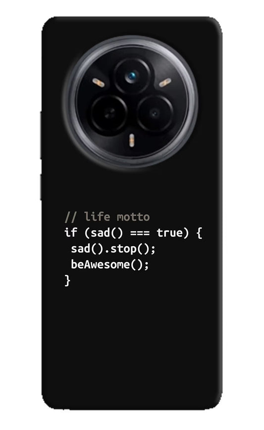 Life Motto Code Realme 14 Pro 5G Back Cover