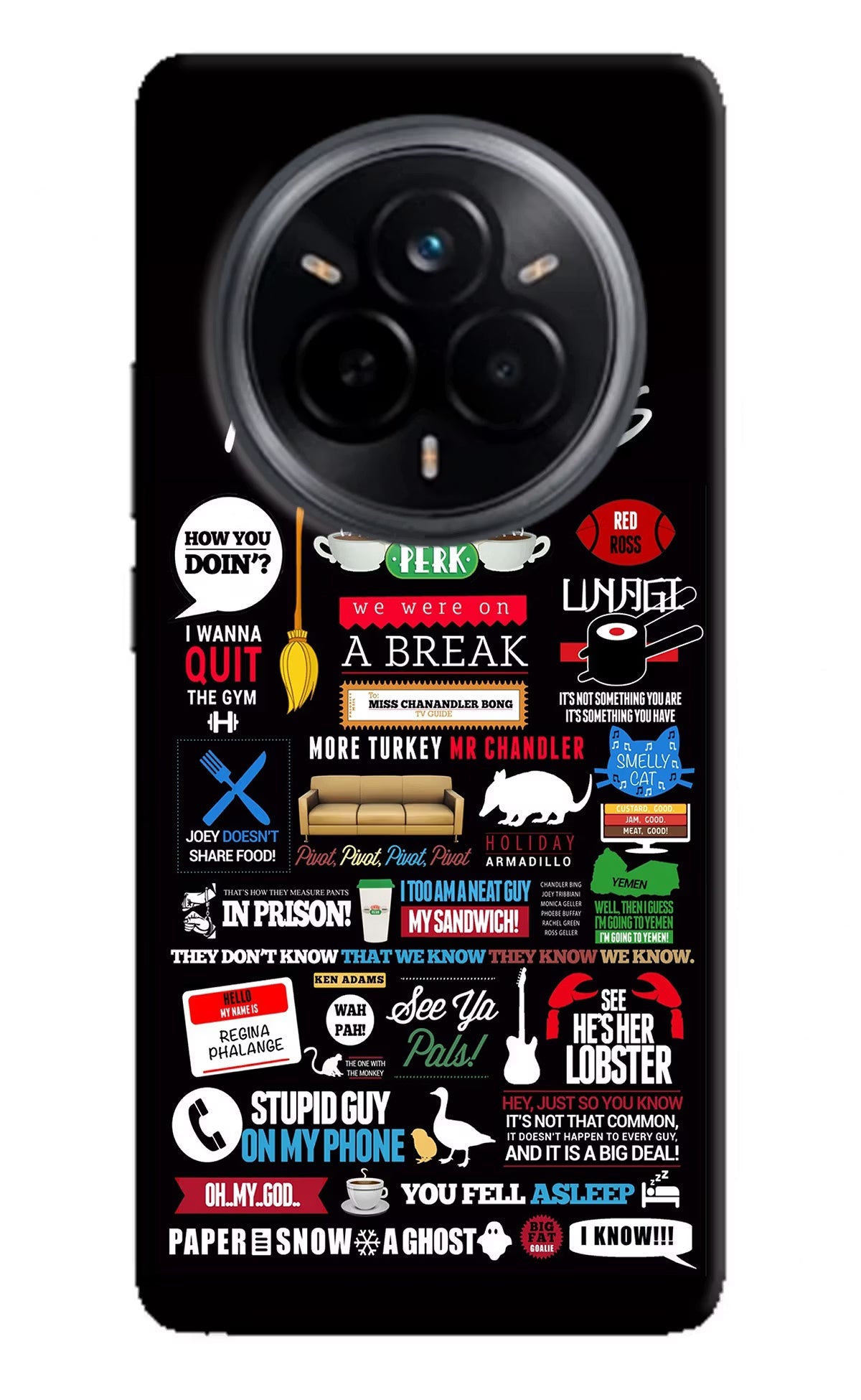 FRIENDS Realme 14 Pro 5G Back Cover