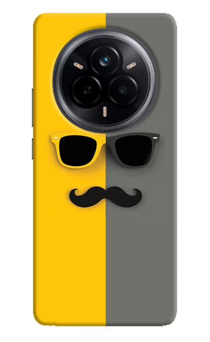 Sunglasses with Mustache Realme 14 Pro 5G Back Cover