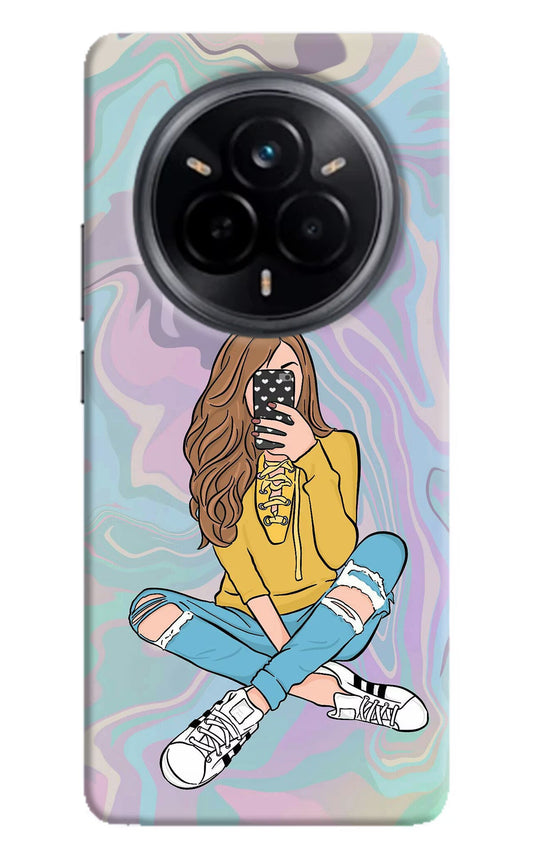 Selfie Girl Realme 14 Pro 5G Back Cover