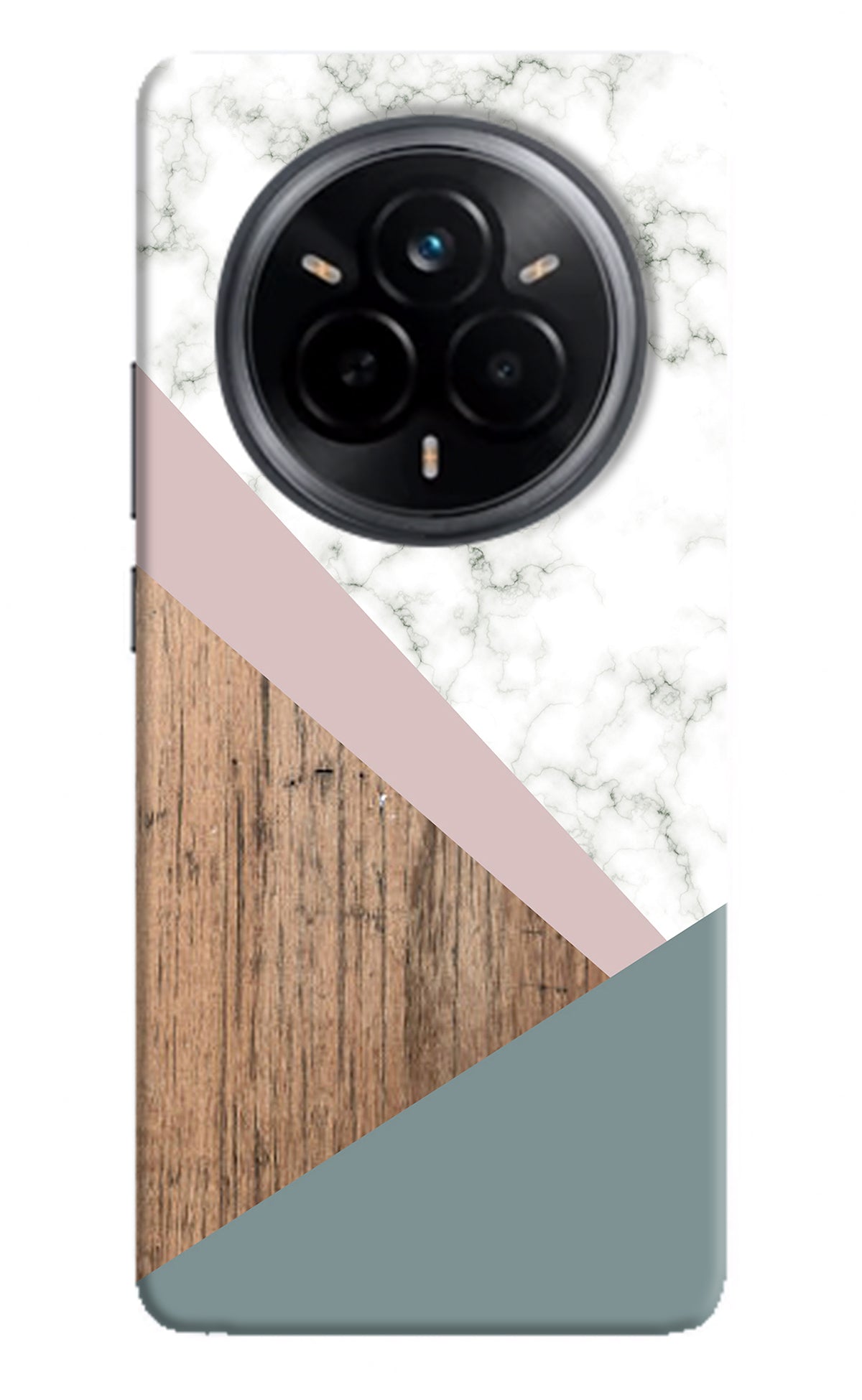 Marble wood Abstract Realme 14 Pro 5G Back Cover