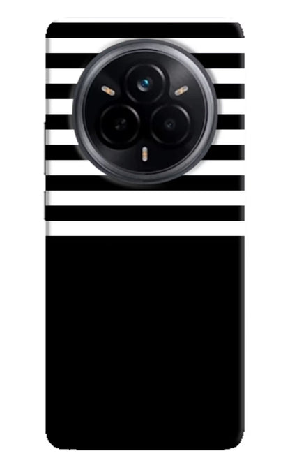 Black and White Print Realme 14 Pro 5G Back Cover
