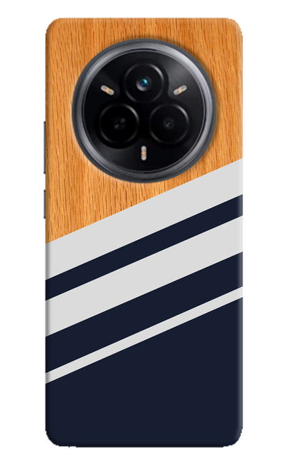 Blue and white wooden Realme 14 Pro 5G Back Cover