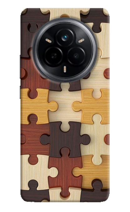 Wooden Puzzle Realme 14 Pro 5G Back Cover