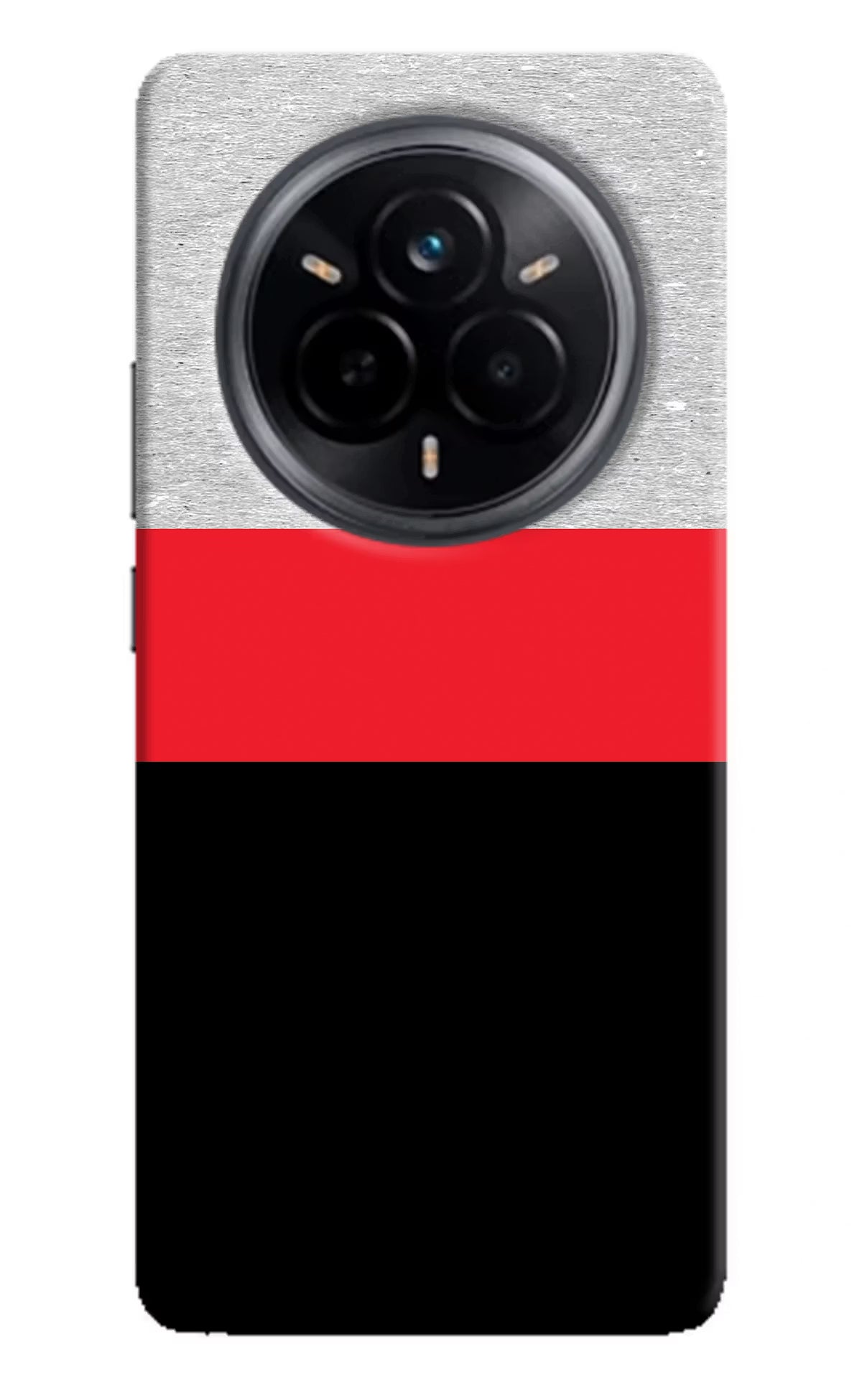 Tri Color Pattern Realme 14 Pro 5G Back Cover