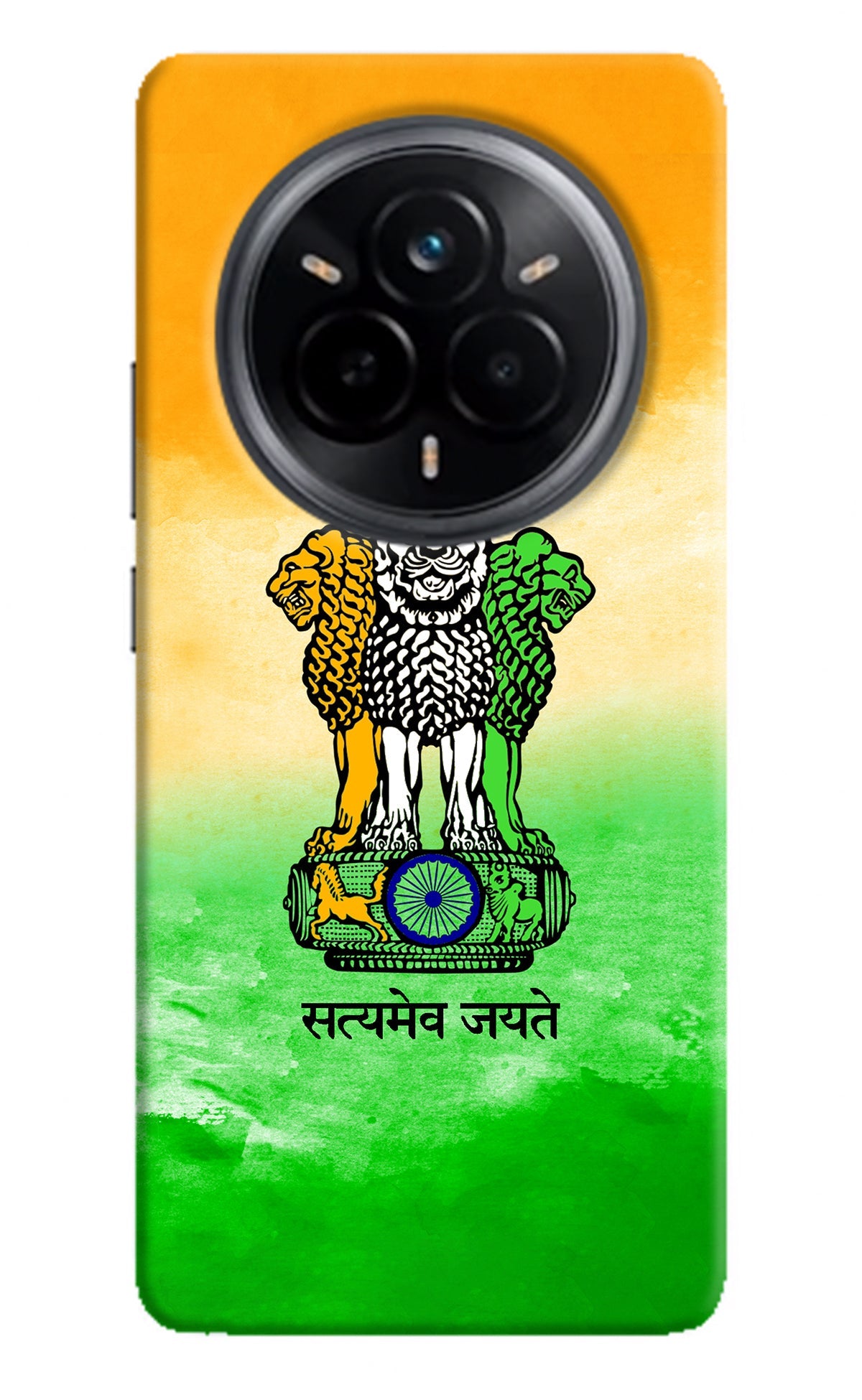 Satyamev Jayate Flag Realme 14 Pro 5G Back Cover